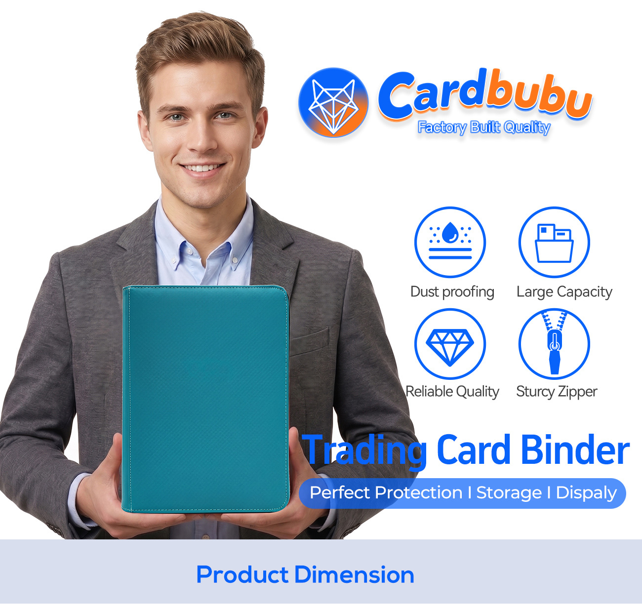 Custom 360 Card Binder Manufacturer for Game Brands and Bulk Orders TCG factory