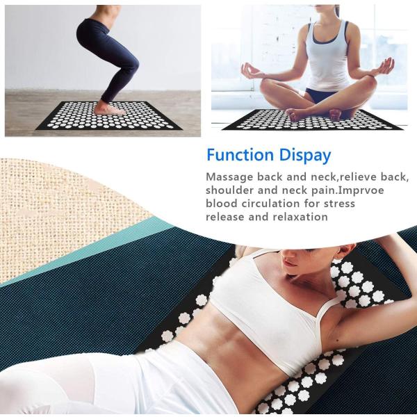 Кровяное давление задней циновки йоги точечного массажа массажа высокое уменьшает целлюлит