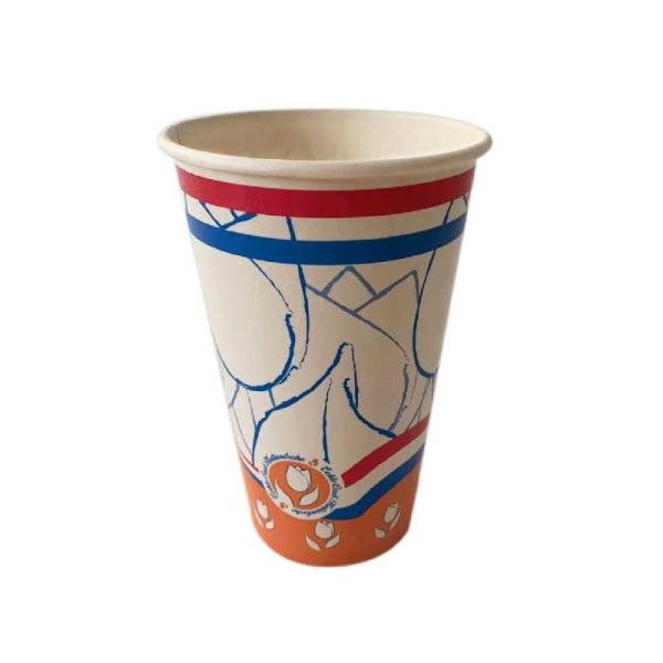 Food Grade 12 Oz Paper Cold Cups Custom PE Coating Cold Coffee Paper Cups