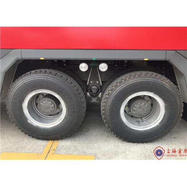276kw Sinotruk HOWO Chassis Water Tanker Fire Truck Flattop Lengthen Cabin