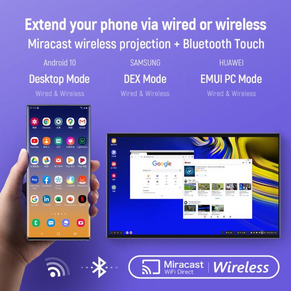 156 дюймовый портативный беспроводный сенсорный монитор