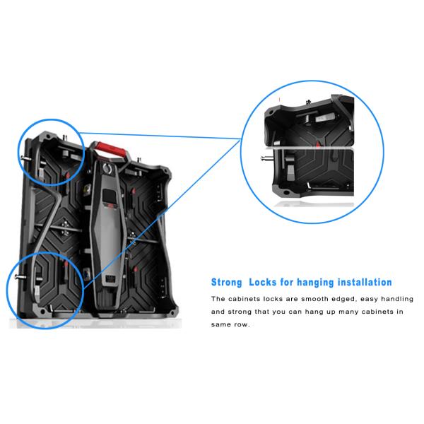 Waterproof IP65 P3.91 Outdoor Rental LED Display Dual Signal Backup Ports For Stage