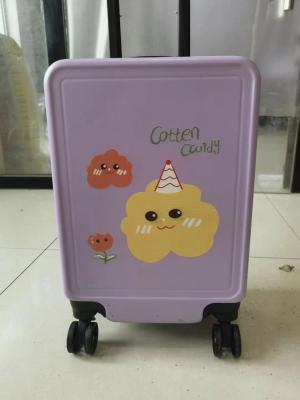Zippered Unisex Childrens Hard Sided Luggage , Multifunctional Infant Travel Suitcase