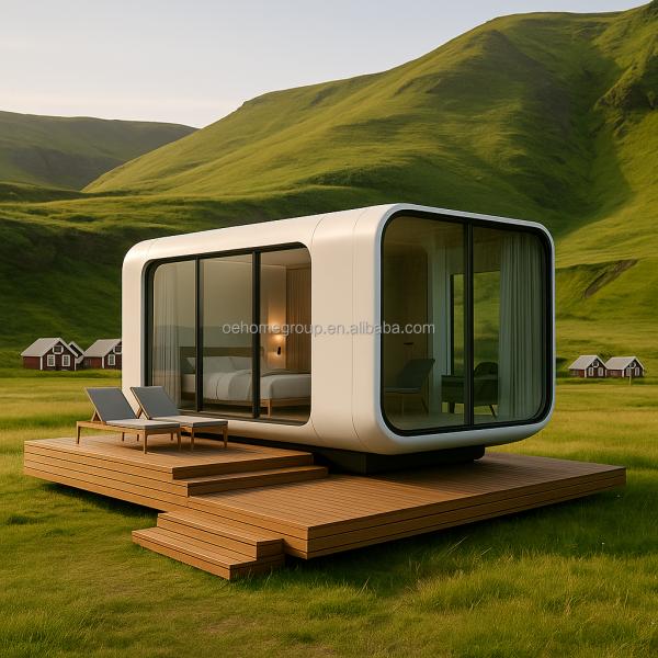 Soundproof OEM ODM Modular Private Office Pods Outdoor Capsule For Exterior Garden Backyard