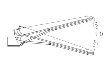 50 - 70W LED Street Light Fixtures Diecasting Aluminum IP66 Water Proof