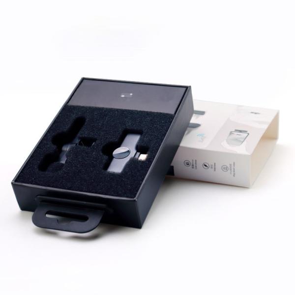 CMYK Printing Electronics Packaging Box Custom For Wireless Radio Microphone