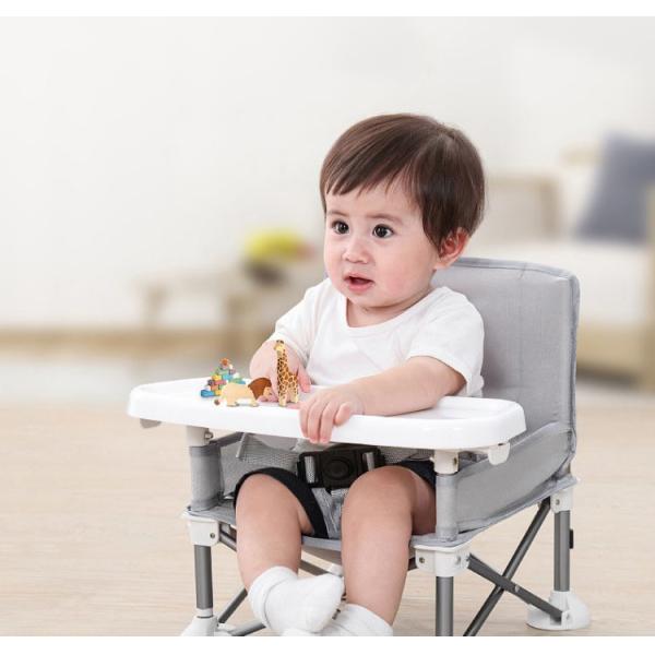 CPC Certificate Baby Dinner Chair Foldable Toddler Dining Chair For Home / Travel