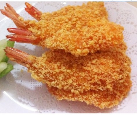 非FDAのエビのPanko GMOの黄色い10%の湿気をパン粉