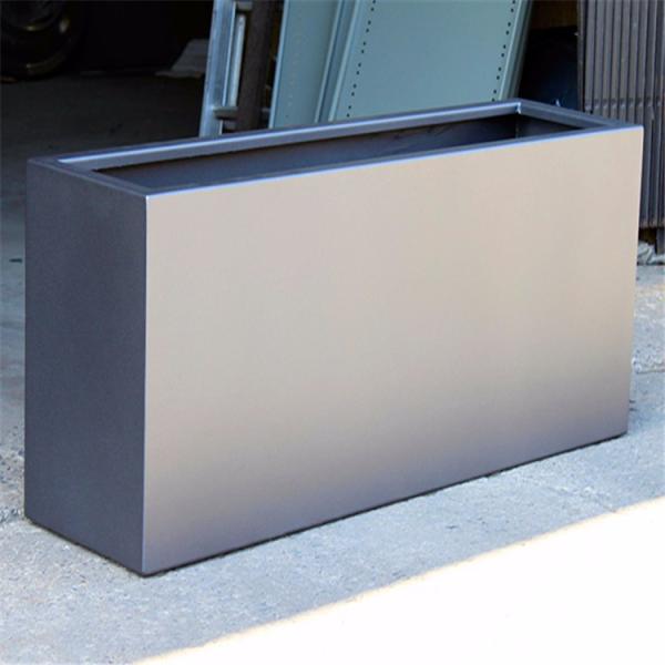 40cm Customized Outdoor Stainless Steel Trough Planter
