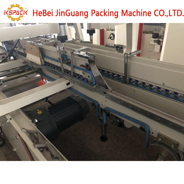 PLC Whith бумажной рифленой машины Gluer папки коробки 400/Min автоматический питаясь