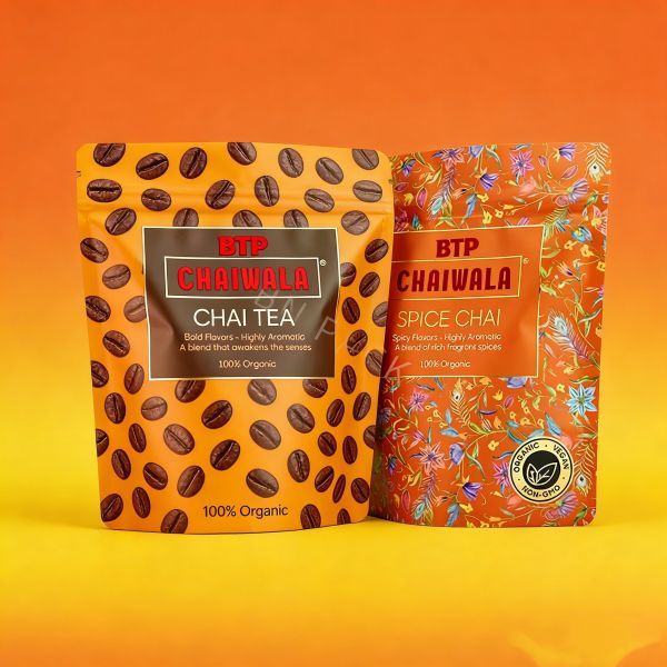 Custom Printed Matte Eco-Friendly PE Stand-Up Zipper Pouch Reusable Durable Tea Food Milk Salad Pet Food Jelly Sushi