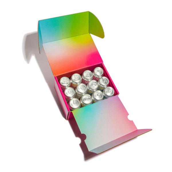 Custom Logo Eco Friendly Corrugated Carton Fruit Juice Paper Box Packaging