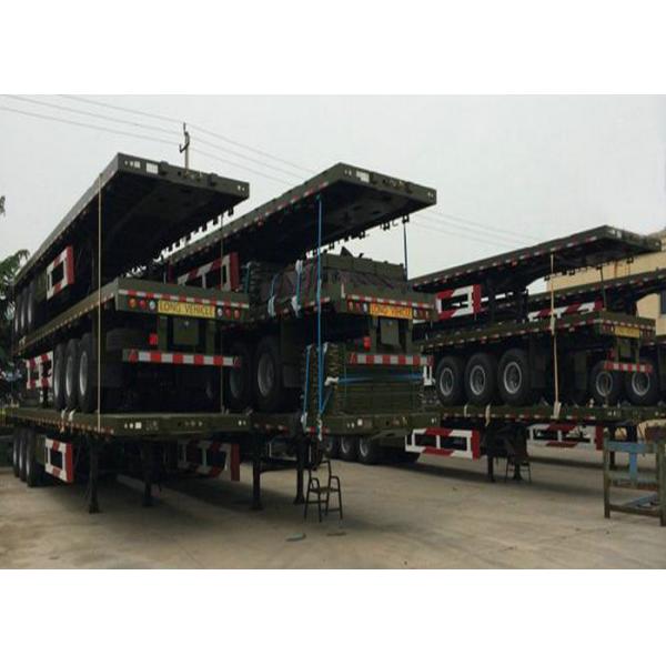 4 Tri Axle Container Chassis Semi Trailer for Container 60 Ton