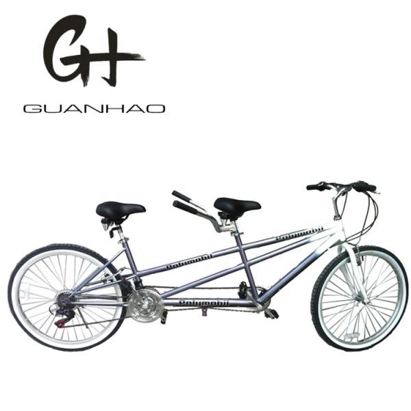 26inch Aluminium Rim Tandem Bike with 21KG Steel Mountain Frame and Shimano 18 Speeds