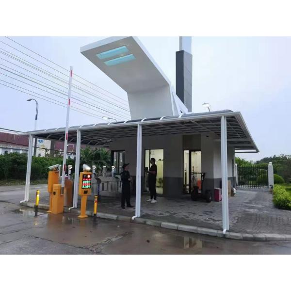 Cantilevered Rain Shed Aluminum Canopy Carport Anodized