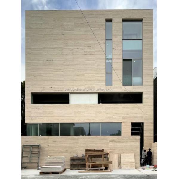 Modern Design Stone Form Natural Stone Beige Travertine for Hotels Decoration Project