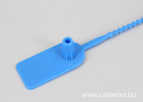 215mm length Colorful strip seal PP material identification security seal cable ties with logo and numbered print
