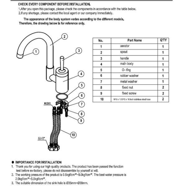 Single Hole Chrome Kitchen Sink Water Faucet / High Arc Purity Brass Home Kitchen Tap