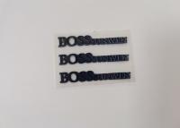 Habillement 3D imprimant le silicone de labels, labels de transfert de chaleur avec des techniques gravantes en refief