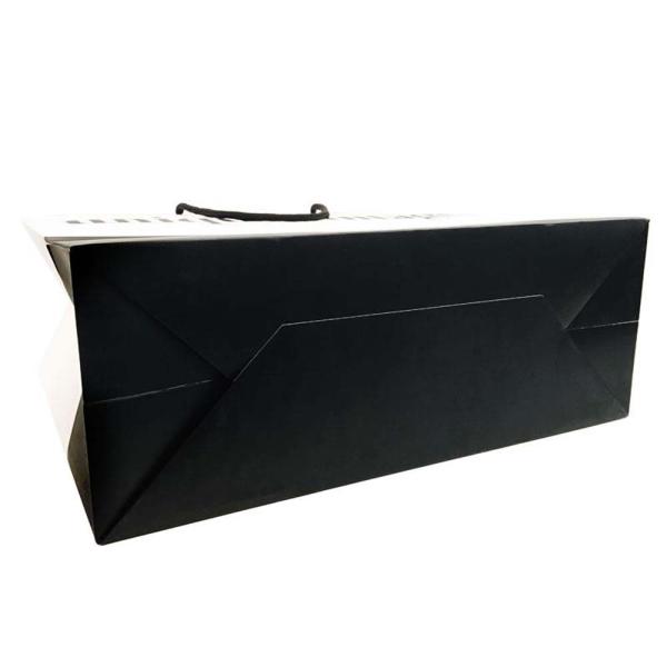 Custom Logo Clothing Shopping Gift Jewelry Packaging Paper Bag with Gold Stamp Finish