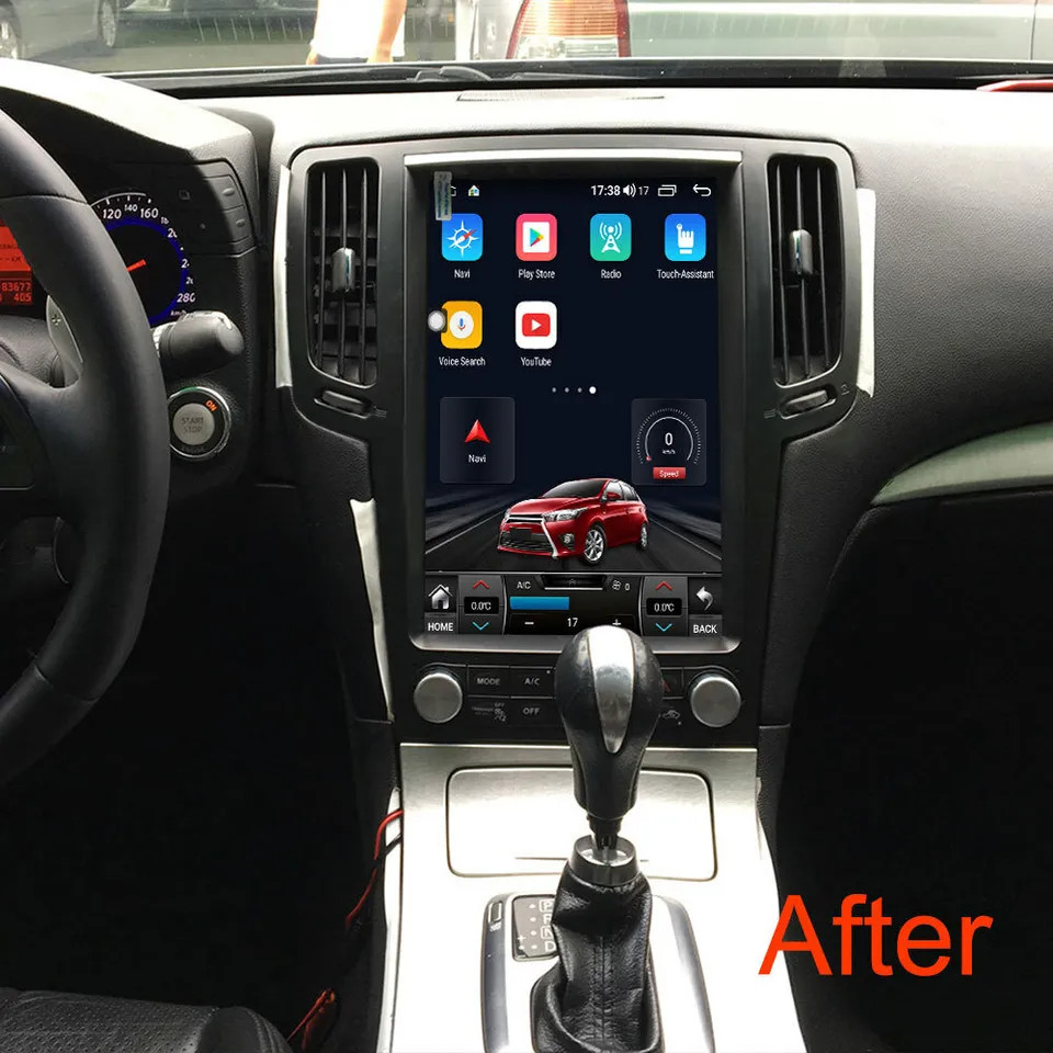 Android 13 Car DVD Player 12.1in Для автомобильной навигационной системы Infiniti G37 2007-2014