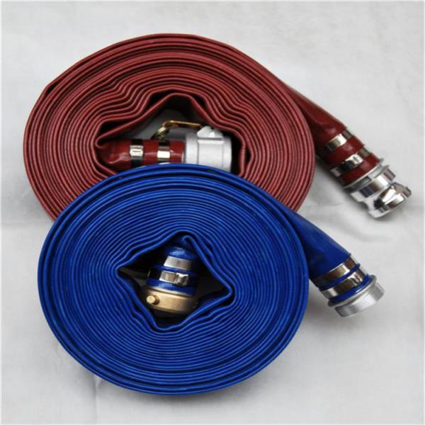 pvc high pressure DOP material farm irrigation flexible lay flat hose