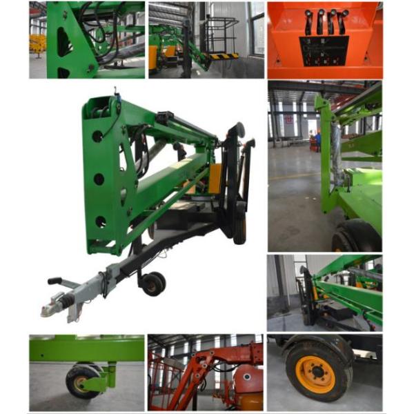 Trailer Boom Boom Lift Work Platform For Maintenance / Aerial Work