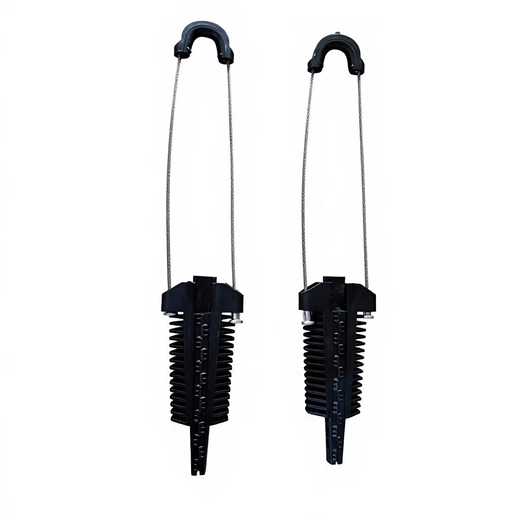 Wedge Type PA66 Nylon Anchor Clamps, Self-locking Cable Anchor Clamp for ABC Cable