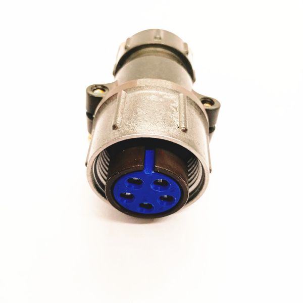 5-Pin P20K5Q P20 Series Female Socket Connector with 1500V Withstand Voltage and Aluminum Alloy Body