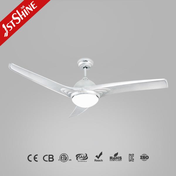110-240V/50Hz-60Hz 52 Silver ABS Ceiling Fan with Lighting and Circuitry Design