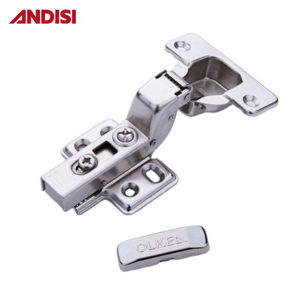 Self Closing Hydraulic Door Hinge Half Overlay Panel Size k 3-7mm Soft Close Hinge
