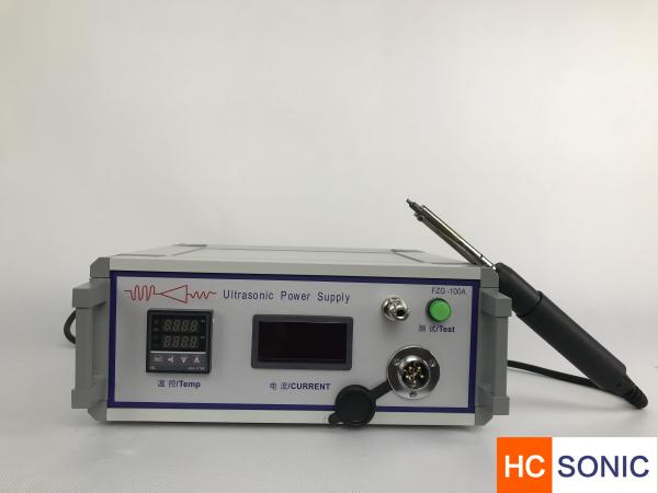 Corrosion Free Ultrasonic Soldering Equipment Iron Metal Soldering On Ceramic