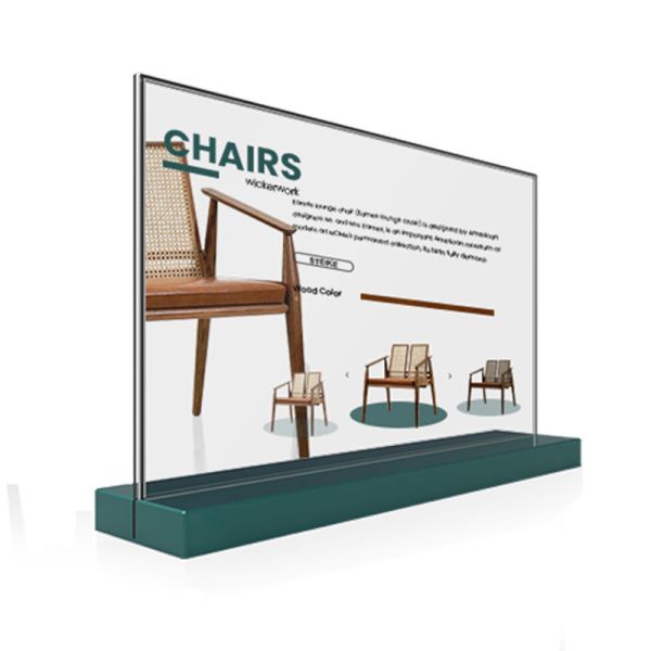 Customizable Transparent OLED Display With 38–45% Transparency Ultra Slim Panel Design