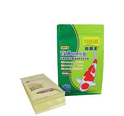 Laminated Material Flexible Packaging Side Gusset Custom Printed Animal Tortoise Feed Bag