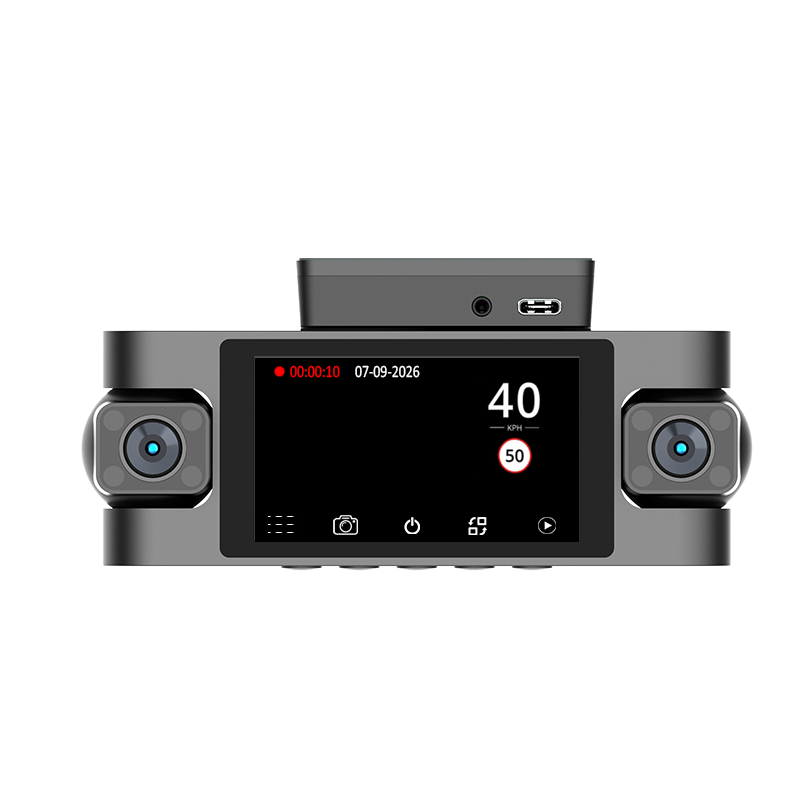 2K 1080P Speed Dash Cam With Speed Camera Alerts Wifi And GPS 4 Lens DVR