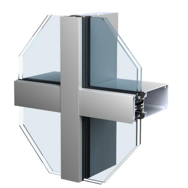 Modular Optical Low E Glass Curtain Wall Facade ISO3834
