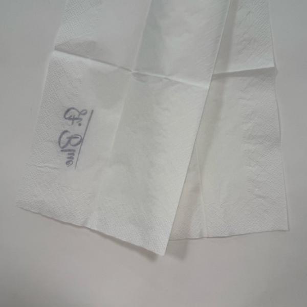 33*33 Floral Paper Napkins 18gsm Paper Beverage Napkins Full Embossed