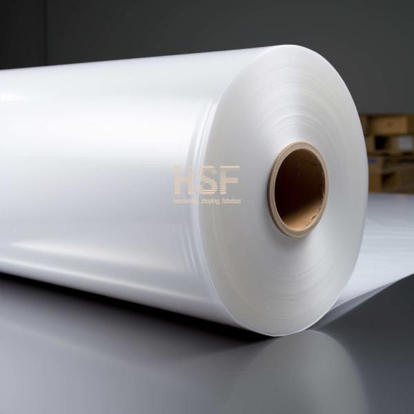 120uM Opaque White PE Silicone Release Film Width 2000mm