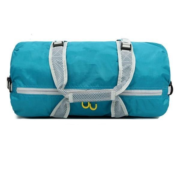 Large Volume Sports Duffel Bag Nylon Material Round Shape 33 * 50 * 18CM