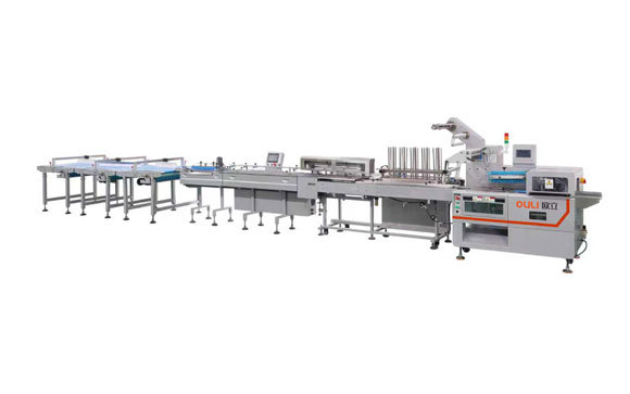 Automatic Tray Loading and Packaging Line