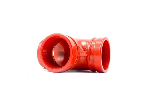 Medium Ductile Iron Coupling , Reducing Cross Pipe Fitting Shock Absorption