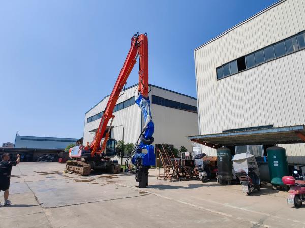 12 M longueur maximale de pile pilote de pile solaire avec 1900 kg de poids de marteau