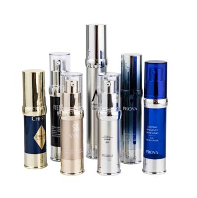 PP 15ml 20ml 30ml Airless Pump Bottle 0.25ML Discharge Rate Custom Color (MC-231)