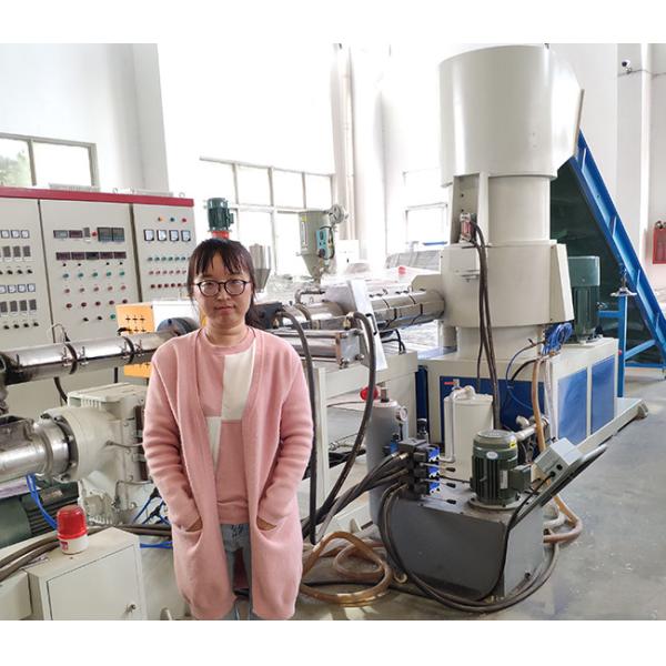 Высокоскоростной пластиковый повторно используя штрангпресс лепешки фильма ЛДПЭ лепешки свернутый машиной пластиковый