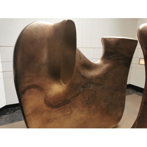 ODM Outdoor Metal Bronze Sculpture Etching Texture