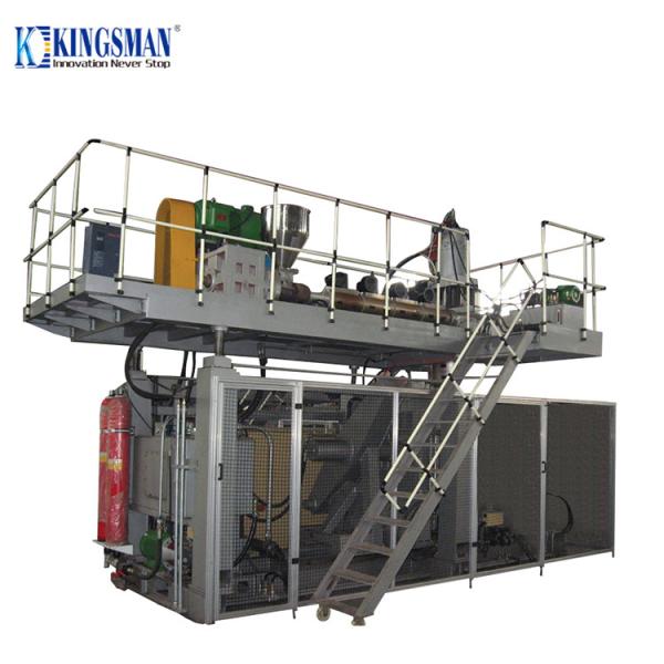 380V - 440V Accumulator Blow Moulding Machine , Plastic Drum Blow Molding Machine