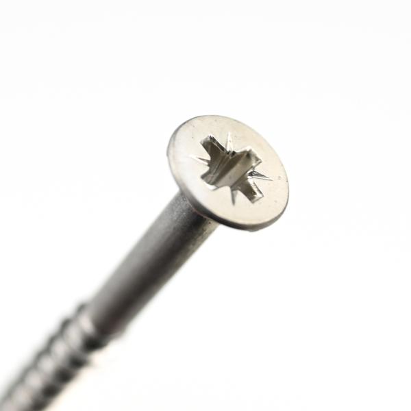 Деревянные конструкции настильные винты Pozidriv плоская голова 2 дюйма настильные винты для деревянных полов