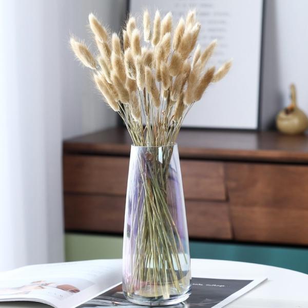 Ins website red flower bouquet eternal life flower home living room decoration ornament rabbit tail grass dog tail grass dried flower