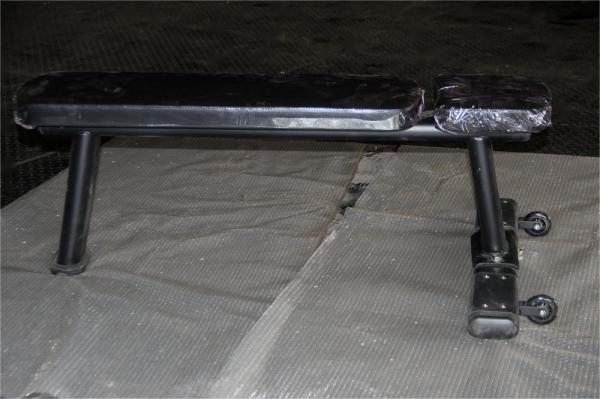 Flat Bench Steel Weight Training Equipment With Plate Foldable Barbell For Home Use Versatile Bench Press