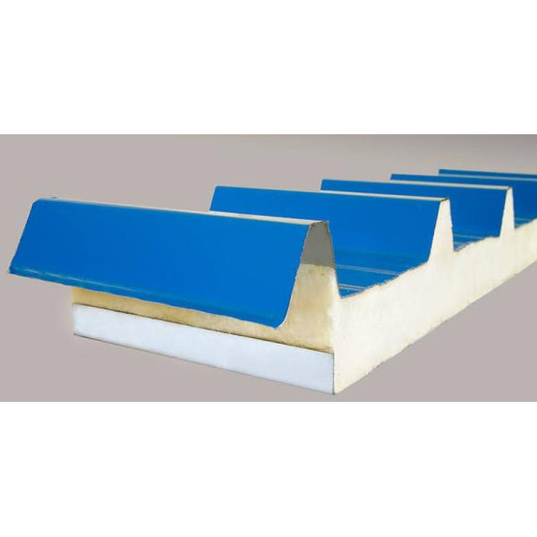 High Speed EPS Rockwool Sandwich Roof Tile Panel Production Line For Construction